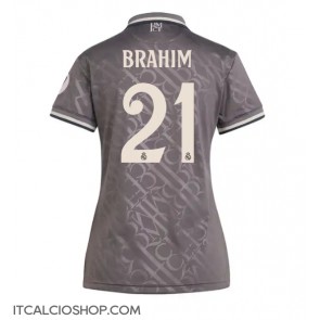 Real Madrid Brahim Diaz #21 Terza Maglia Femmina 2024-25 Manica Corta